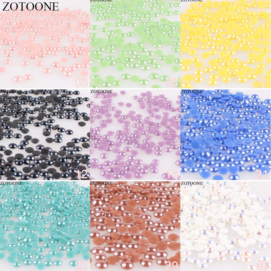ZOTOONE SS16 Стразы для одежды свадьбы следы Сделай Сам керамика жемчужные стразы