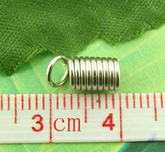 Цинковое ожерелье из металлического сплава наконечники для шнура трубки