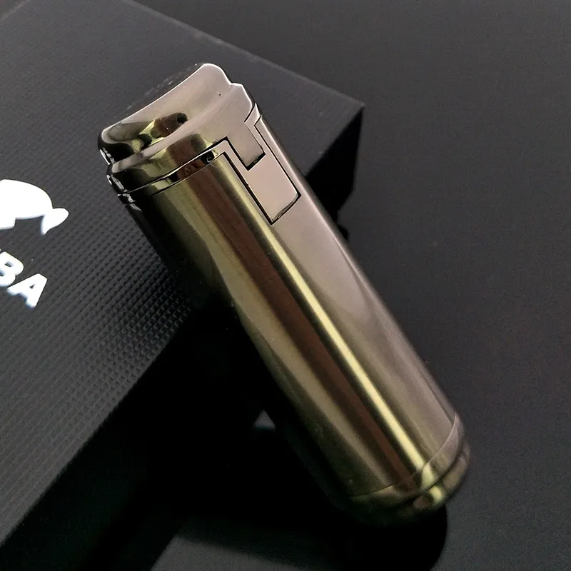 Cohiba Премиум бутик Зажигалка для сигар ветрозащитная металлическая настольная