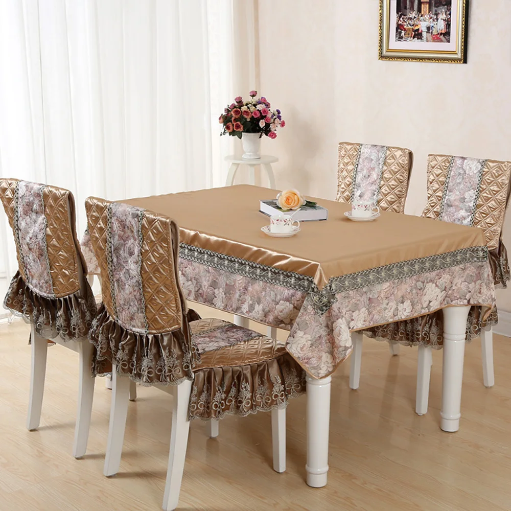 7 шт./компл. скатерть для стола из Китая в рождественском европейском стиле