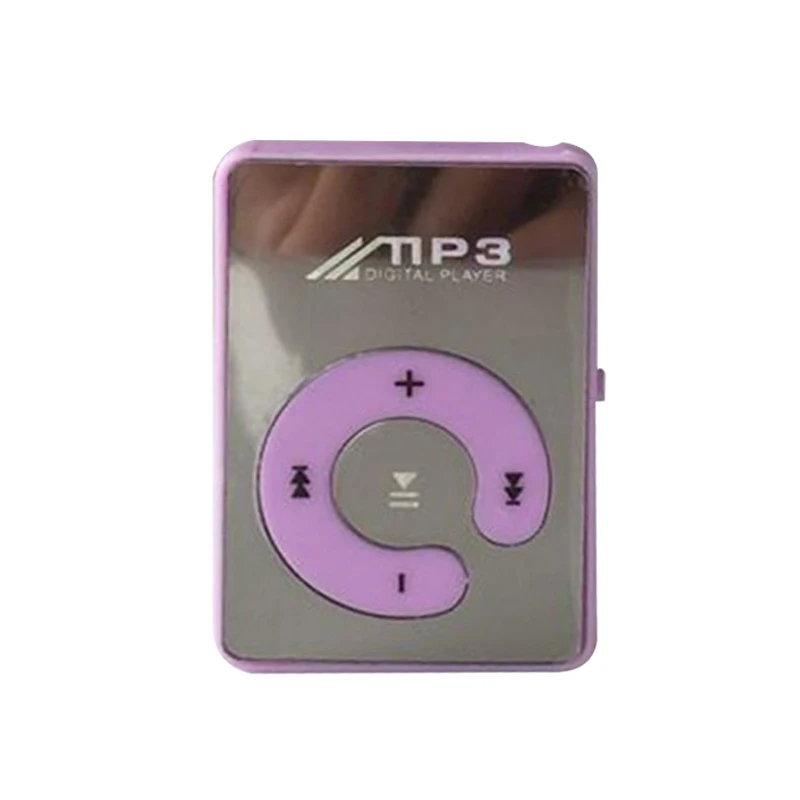 SHZONS MP3 плеер 128 МБ мини с зажимом сабвуфер Спортивный музыкальный 8 ГБ TF карта