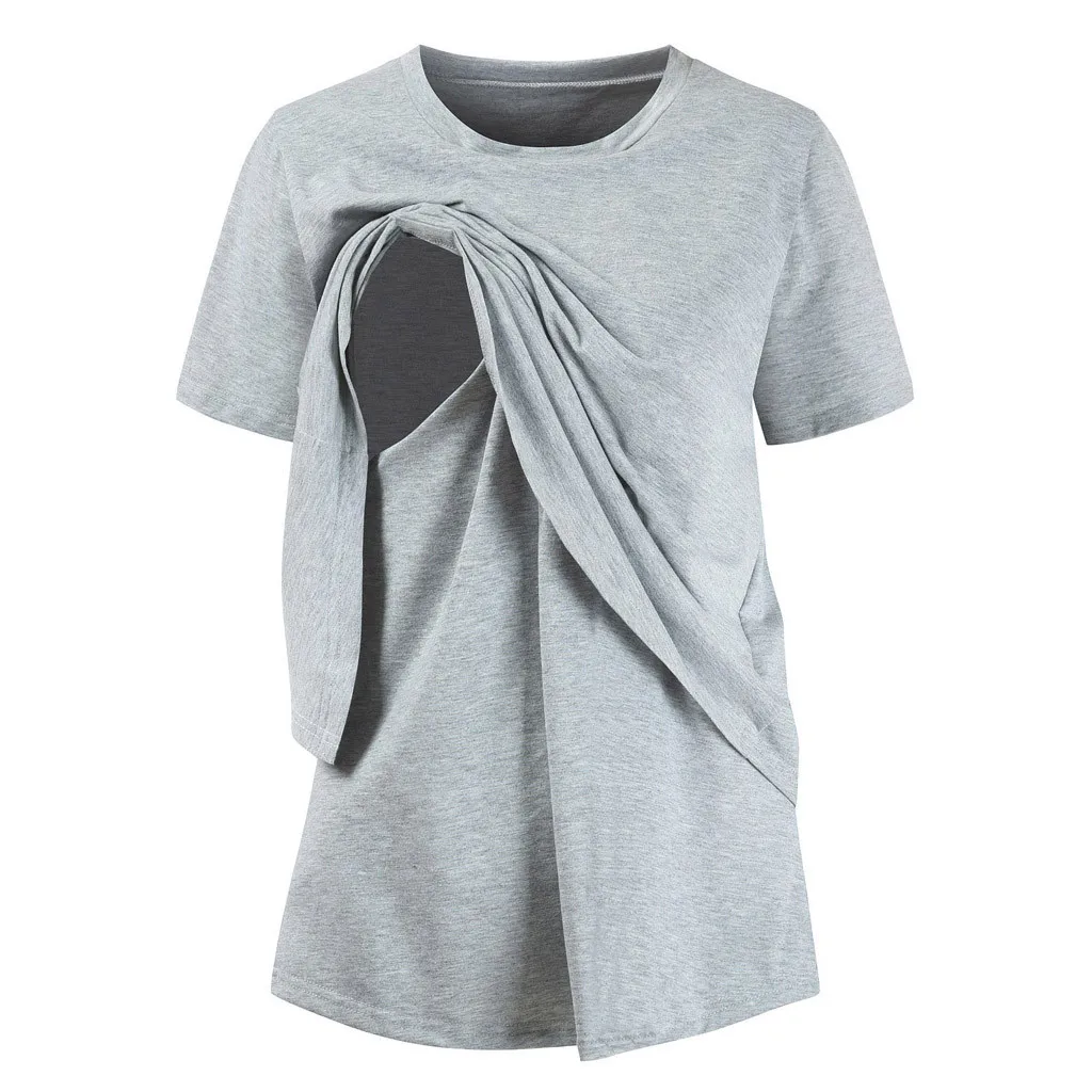 Женская блузка SAGACE летняя с коротким рукавом для кормления|Футболки| |