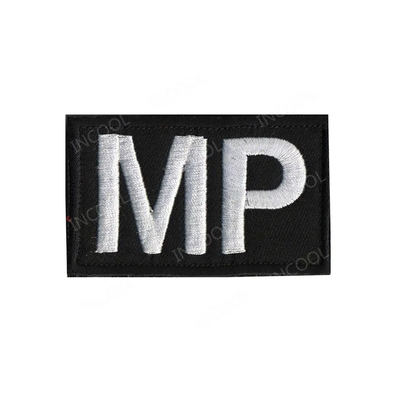MP военный ПВХ патч с вышивкой Тактические декоративные патчи боевой
