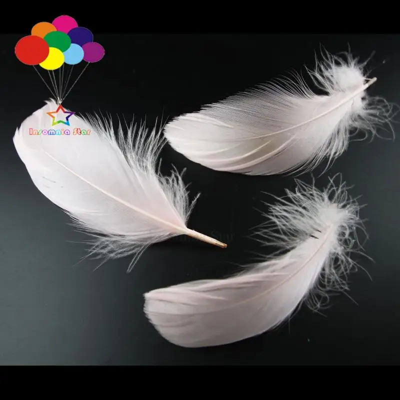 Baby Pink Diy 100 шт./лот морской зеленый гусиное перо 4-7 см 1-2 дюймов сценический реквизит Ловец снов Карнавальная маска украшения - Цвет: Baby Pink
