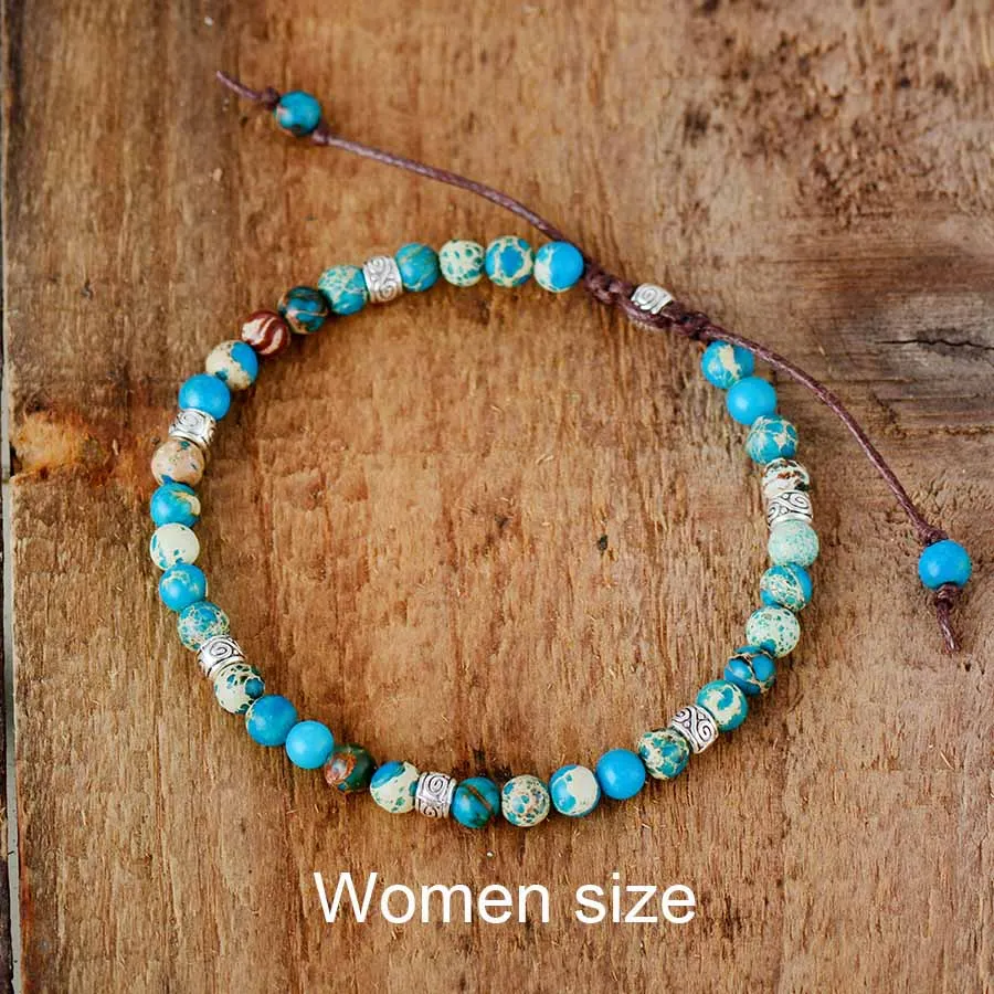 Turquoise Women Премиум бусины браслеты камень японский необычные браслеты дружбы влюбленные пары Йога подарочные браслеты и ювелирные изделия - Окраска металла: Turquoise Women