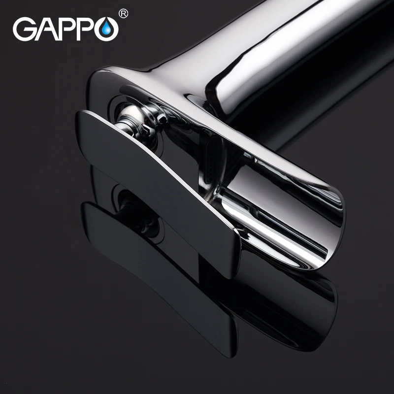 GAPPO Basin Faucets chrome waterfall bathroom faucet tall water taps mixer deck mounted basin sink | Обустройство дома