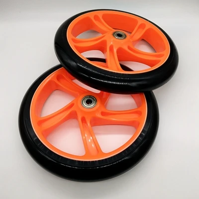 Колеса скутера 200*30 мм PU колеса ABEC-7 - Цвет: 200x30
