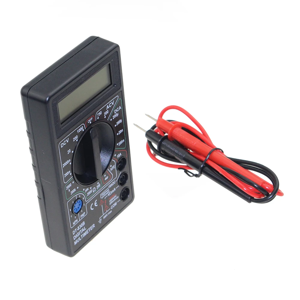 ЖК дисплей Цифровой мультиметр переменного тока/постоянного тока 750/1000V