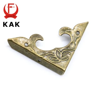 Угловой Кронштейн для книг, скрапбукинга, античная латунь, декоративные протекторы для мебельной фурнитуры, 10 шт., 30 мм x 30 мм