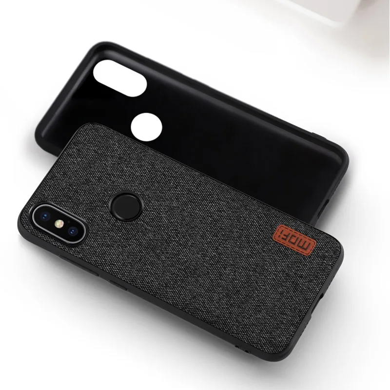 Чехол для Mi A2 lite чехол MOFI Xiaomi задний тканевый деловой xiaomi miA2 силиконовый с краями