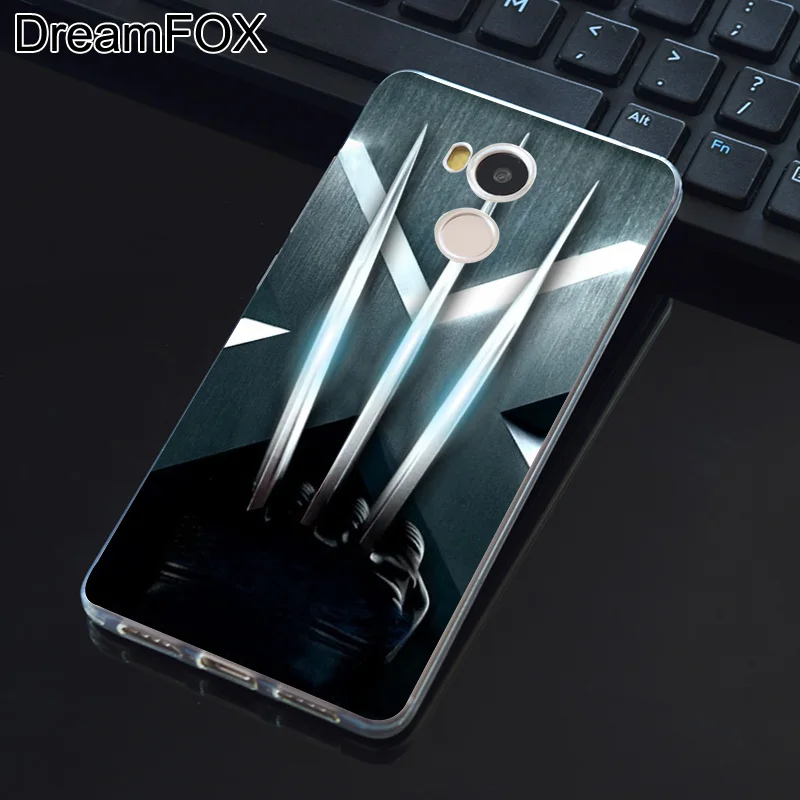 DREAMFOX L401 The Wolverine Soft TPU Silicone Case Cover For Xiaomi Redmi Note 3 4 4X 5 5A 6 7 Pro Global |
