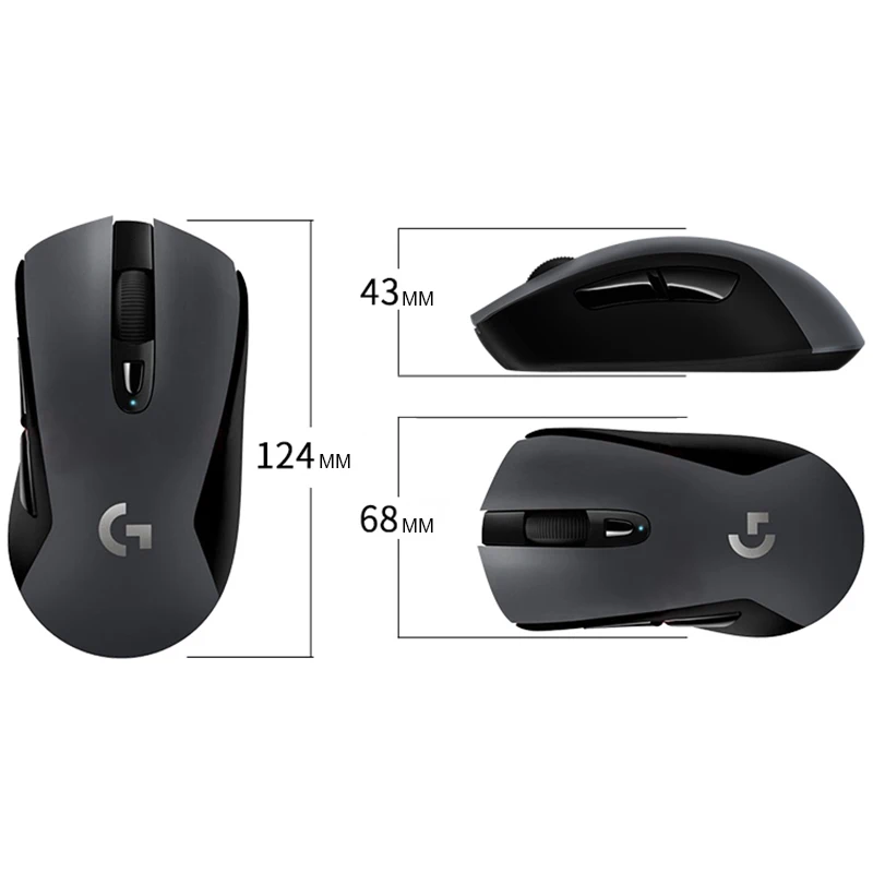 Беспроводная игровая мышь Logitech G603 беспроводная LIGHTSPEED с датчиком HERO 12000DPI Bluetooth для