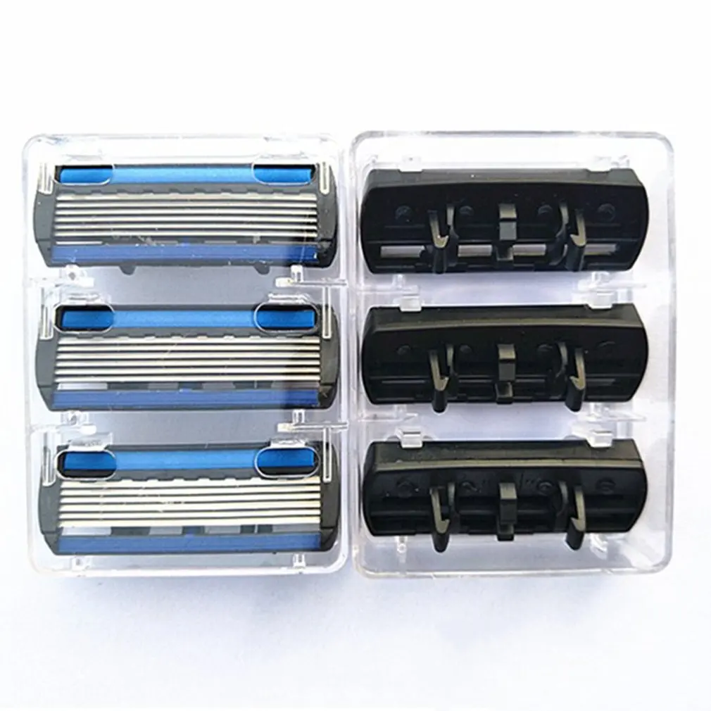 Бритва Мужская/женская с 6 лезвиями бритва 1 держатель + 7 лезвий кассеты для