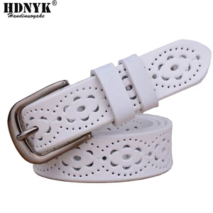 Ремень из натуральной кожи Женский, роскошный пояс с пряжкой сверху и с язычком, лидер продаж