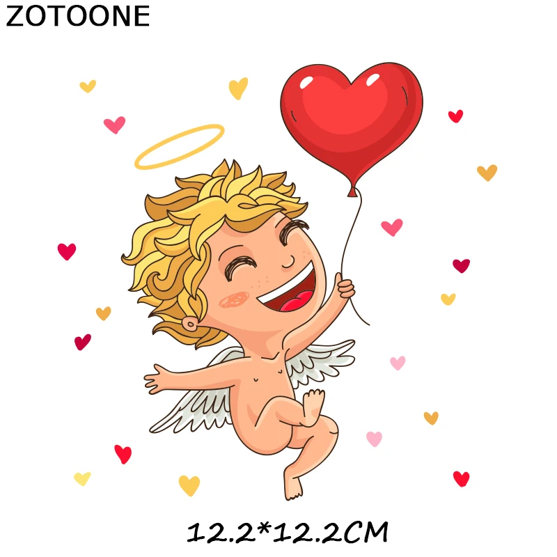 Нашивки ZOTOONE для детской одежды с принтом ангела верующего железо на переводе |