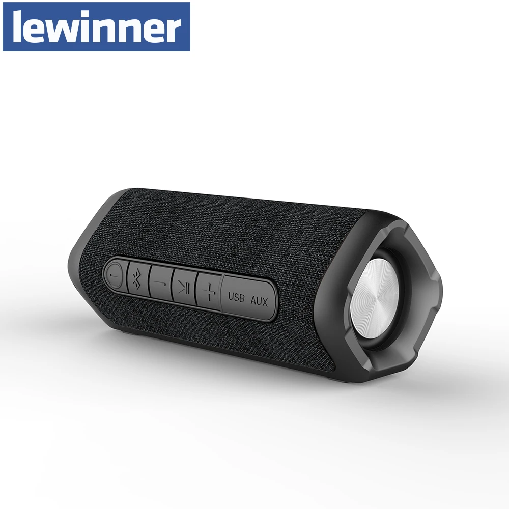 Lewinner Портативный Bluetooth Беспроводной Динамик супер бас 24 часов проигрывания IPX4 Водонепроницаемый сабвуфер громкий Динамик
