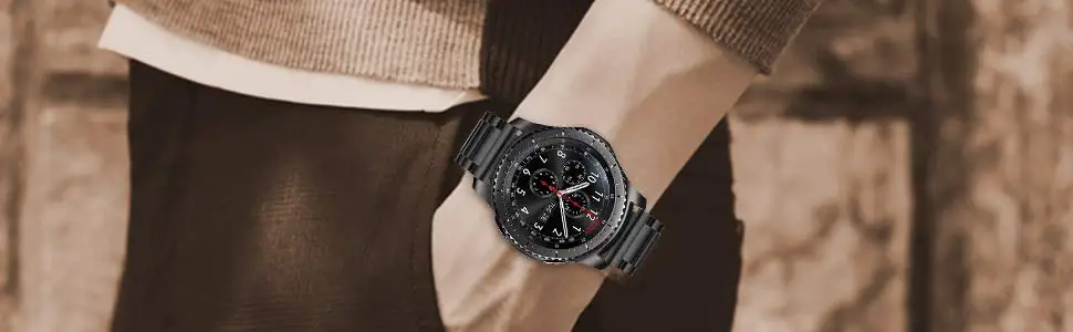 22 мм Универсальная Миланская петля для samsung gear S3 Classic/S3 Frontier/galaxy watch 46 мм регулируемый ремешок из нержавеющей стали