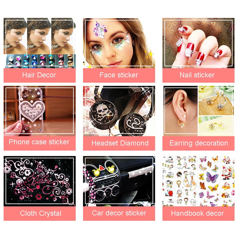 12 мм круглый клей на смоле Стразы бусины для ногтей краска тела Flatback без горячей