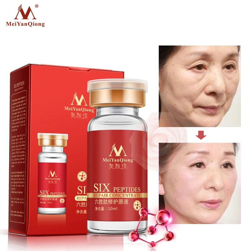 Argireline шесть пептиды Repair Concentrate омоложения Эмульсия против морщин Сыворотки для