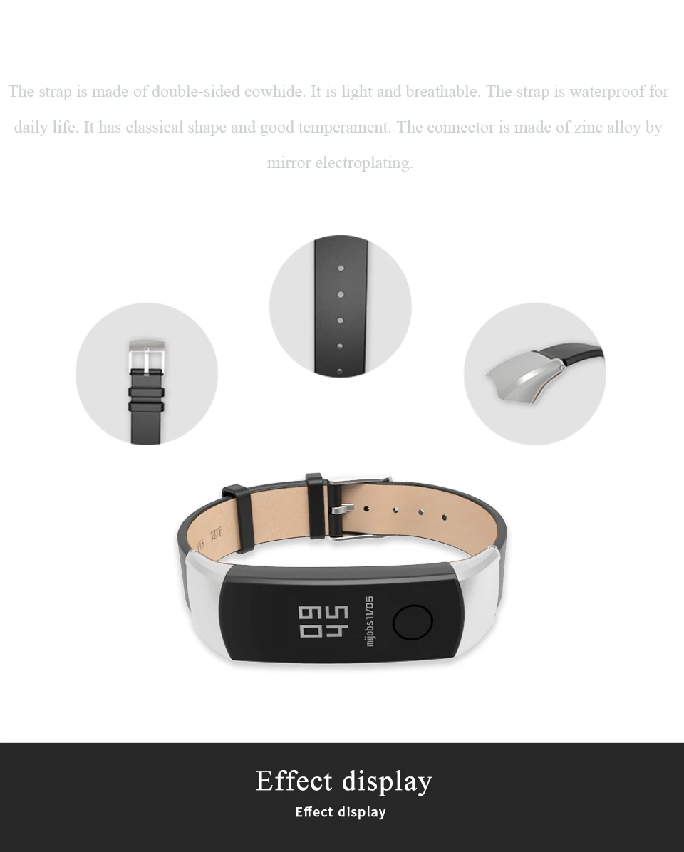 Mijobs ремешок из натуральной кожи для huawei Honor Band 4 ремешок для часов браслет для Honor Band 5 ремешок браслет умные аксессуары
