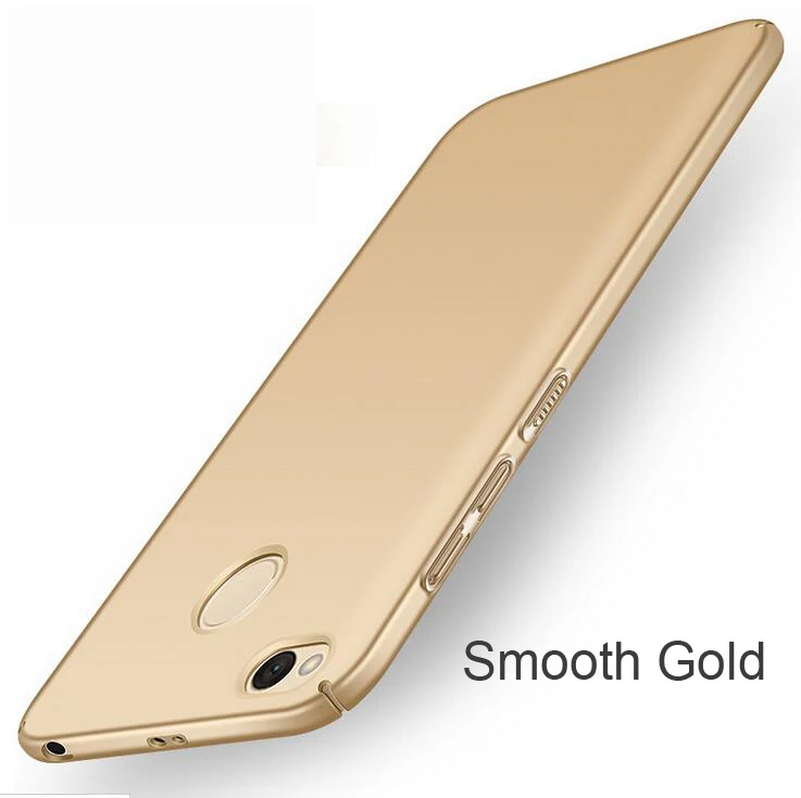 Smooth Gold Для Xiao mi Red mi 4X чехол Red mi 4X чехол Vpower Роскошный ультра тонкий жесткий защитный чехол из поликарбоната для Xiao mi Red mi 4X задняя крышка для телефона - Цвет: Smooth Gold