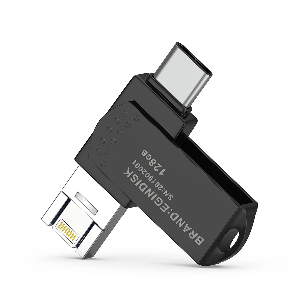 Usb флеш накопитель type c для iOS/Android с накопителем Lightning/type c/usb iPhone 6 S P 7 8 X XS XR Otg флэш