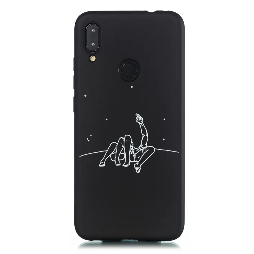 Черный мягкий ТПУ чехол для телефона Xiaomi Redmi Note 7 6 5 Pro 4X 4 силиконовый задней панели