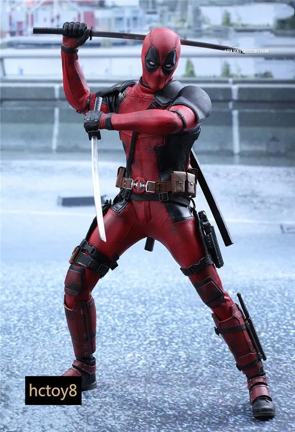 Фигурка фильма HKXZM 31 см deadpooll MMS 347 1/6 шкала большой размер настоящая одежда ПВХ