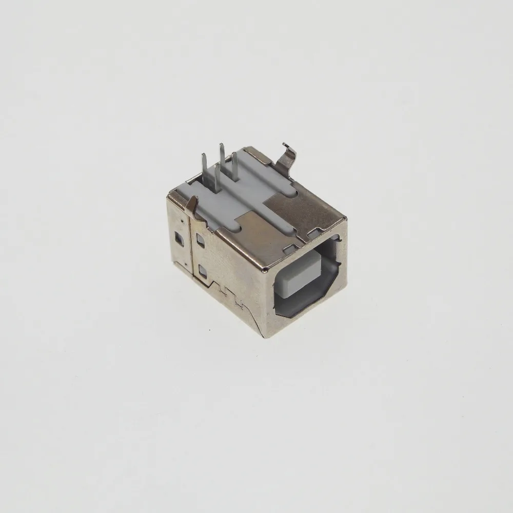 25 шт. USB B Тип порт Гнездо 4P 90 градусов согнуть ноги интерфейс принтера|usb usb|usb usb usbusb