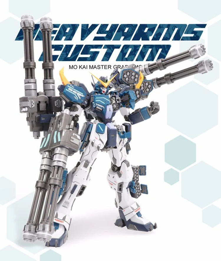 CMT в наличии супер Nova MG 1/100 XXXG 01H2 Heavy arms Mo Kai мобильный костюм на заказ аниме игрушки