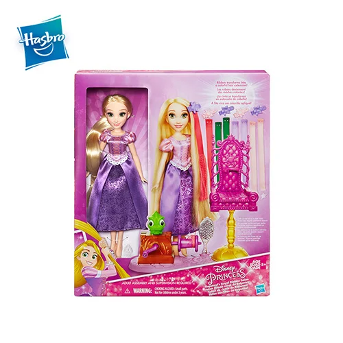 B68-Rapunzel Hasbro Принцесса Диснея 35,5 см Рапунцель королевская лента Салон фигурка аниме мини Коллекция фигурка модель подарок для девочки - Цвет: B68-Rapunzel