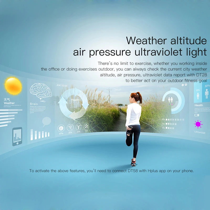 Умные часы с Bluetooth наручные спортивный мониторинг пульса сна артериального