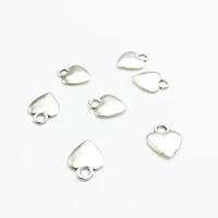 20pcslot 10 513 5mm antique silver plated heart handmade charms pendantdiy for bracelet necklace charms for jewelry making