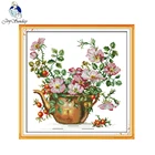 Радость воскресенье Цветочный стиль керамическая ваза дешевые наборы для вышивки крестом распродажа интернет-магазины ручной работы для украшения гостиной