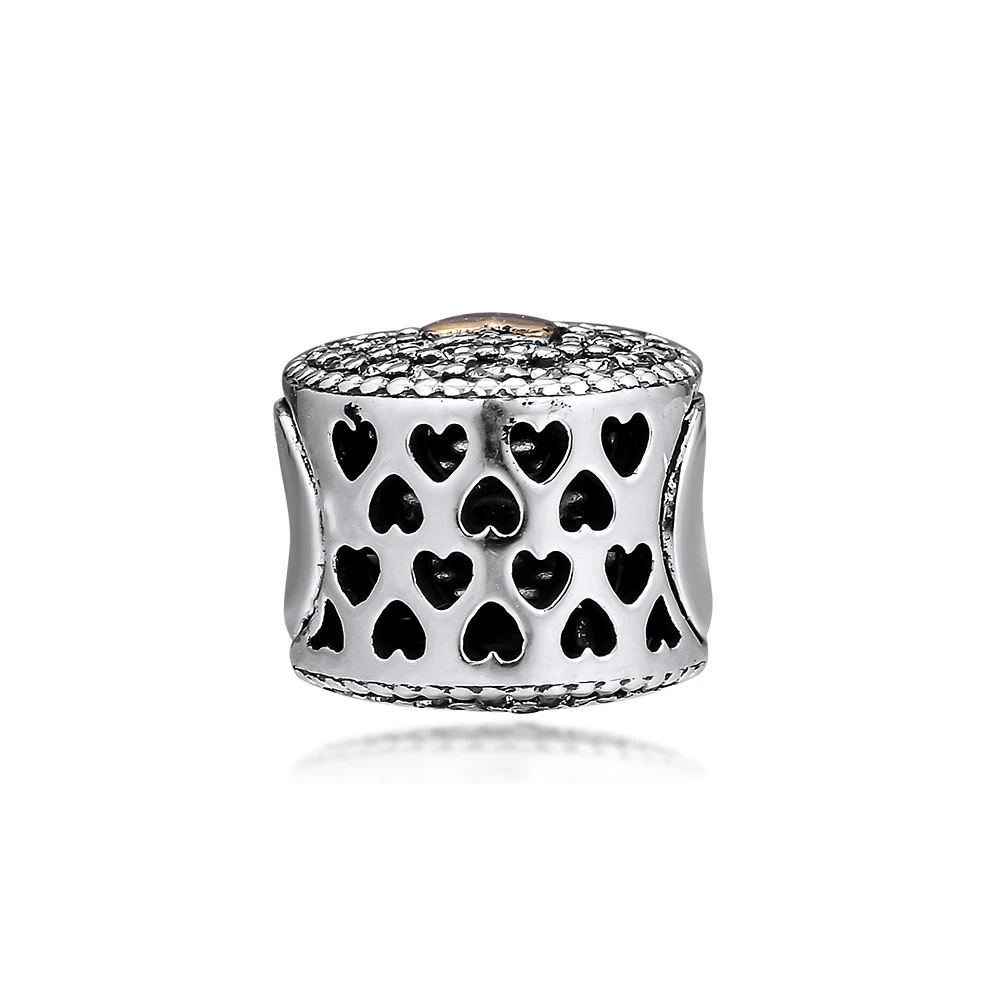 Подходит для Пандора амулеты эссенция браслеты Любовь Роза бусины 100% 925 пробы