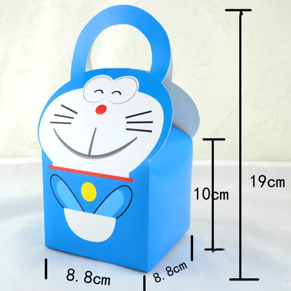 20 X Doraemon/Kitty мешок подарка на день рождения для детей подарочная коробка конфет
