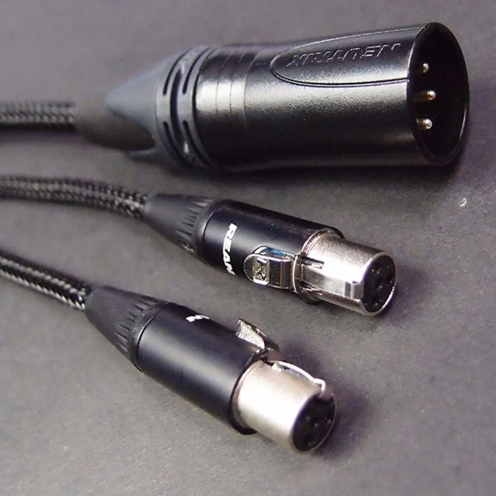 Бесплатная доставка Холдейн 4pin XLR сбалансированный мужской обновления кабель