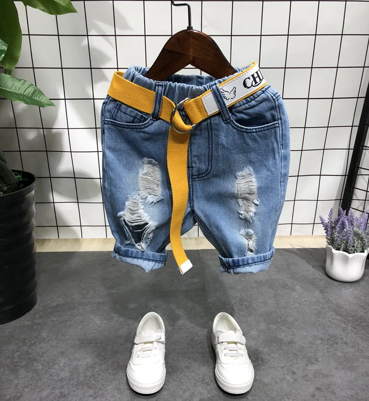 

Boys Summer Denim Shorts Brand Fashion Jeans Boys Shorts 2-7Years Children's Shorts Casual Boys Board shorts