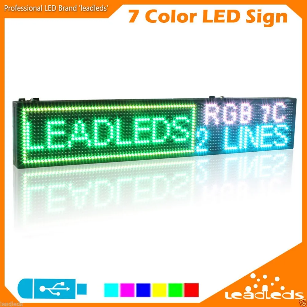 Полноцветный RGB SMD светодиодный рекламный дисплей 1 м программируемый и