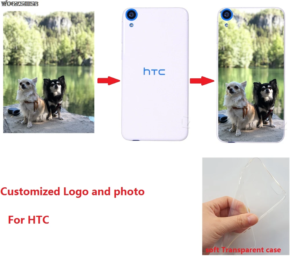 Индивидуальный логотип на заказ Фото чехол для телефона мягкие чехлы HTC U11 Life U12