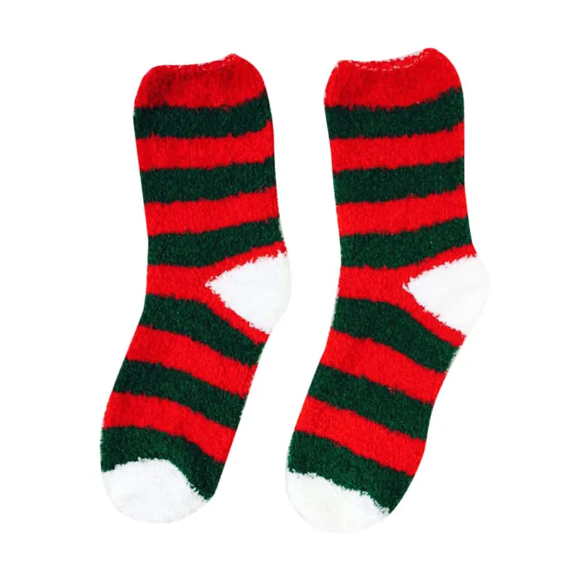 #2533 Для женщин теплые толстые коралловые бархат полосой Тапочки нескользящие