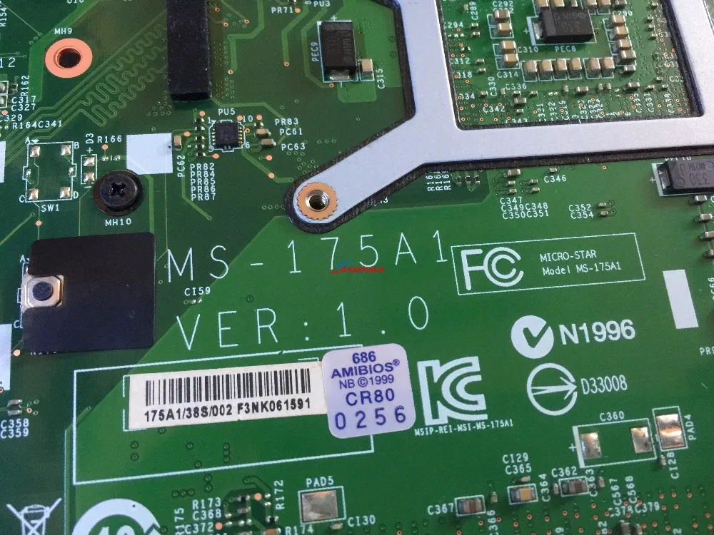 Оригинальный MS 175A для MSI GE70 материнская плата портативного компьютера с