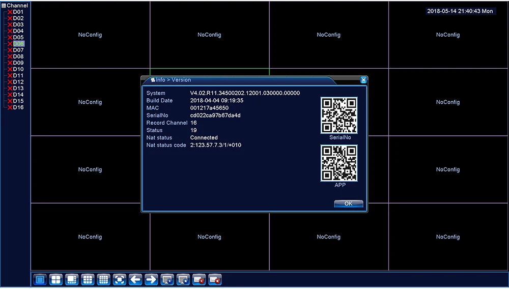 USAFEQLO H.265 Макс 4 к Выход CCTV NVR 16CH 5MP/8CH 4MP/4CH 5MP безопасности видео рекордер H.265 обнаружения движения ONVIF P2P CCTV NVR