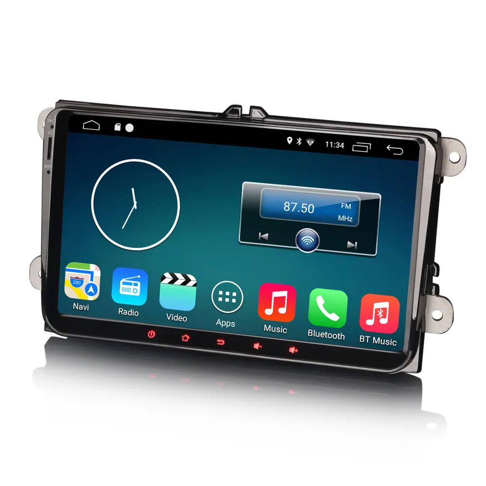9 &quotAndroid 0 Pie OS автомобильный мультимедийный gps радио для Volkswagen Passat 2005 2014 и Scirocco MK3