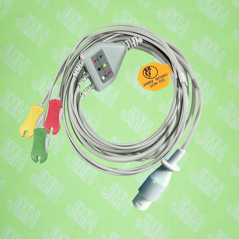 Defibrillate moment совместим с 8pin Philips (HP) пациента ЭКГ/ЭКГ монитор кабеля и 3 свинцовых