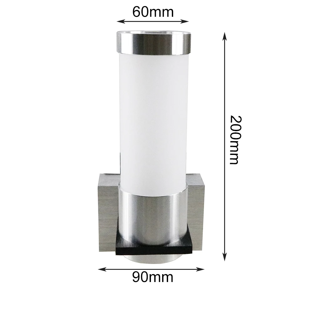 Матовый Бра Настенные светильники Акриловые полупрозрачный абажур алюминиевая