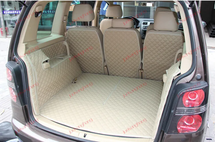 Хорошие коврики! Специальные коврики для багажника для Volkswagen Touran 7 мест-2004 коврик для багажника для Touran 2008