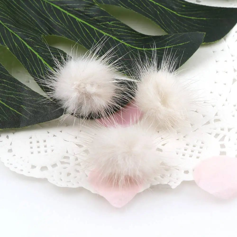 TS0970-19 100pcs 100 шт 23 цвета DIY помпон 3 см норки помпоны меховые шары для шитья на Плетеный брелок шарф обувь шапки DIY ювелирные аксессуары - Цвет: TS0970-19 100pcs