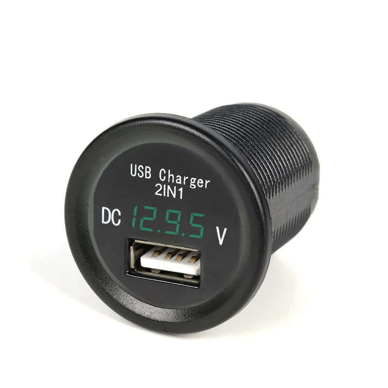 Мотоциклетная USB Зажигалка для автомобильного прикуривателя Зарядное