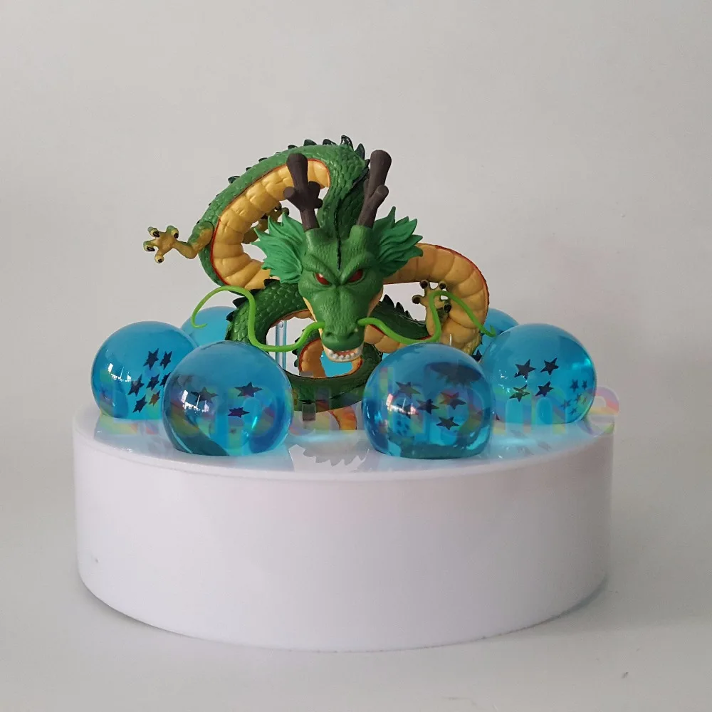 Shenron с синим светодиодным хрустальным шариком Набор для творчества Аниме Сон